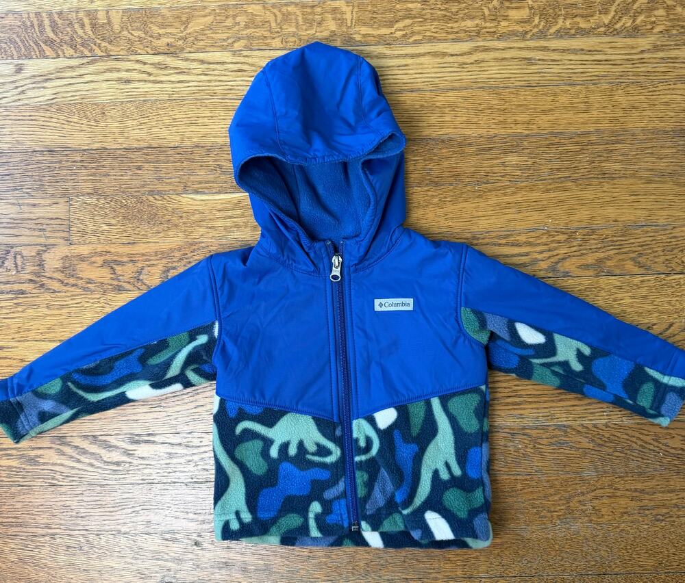 Columbia Boys' Fleece Hooded Jacket Size 12-18 Months
